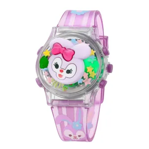 ساعت مچی دیجیتال بچگانه مدل اسپرت بند سیلیکونی اسپینری طرح خرگوش استلا کد s