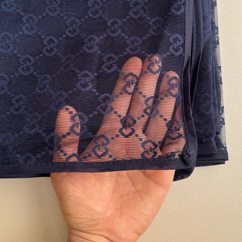 شال زنانه مدل توری گیپور زنجیری دور نوار دوزی مجلسی