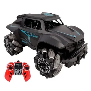 ماشین بازی کنترلی مدل آفرود چرخ کپسولی دودزا