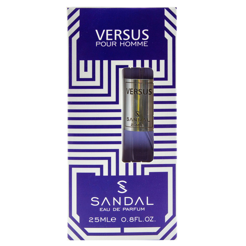 عطر جیبی مردانه صندل مدل VERSUS حجم 25 میلی لیتر