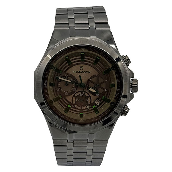 ساعت مچی عقربه‌ای مردانه کوارتز رومانسون مدل کرنوگراف 43455