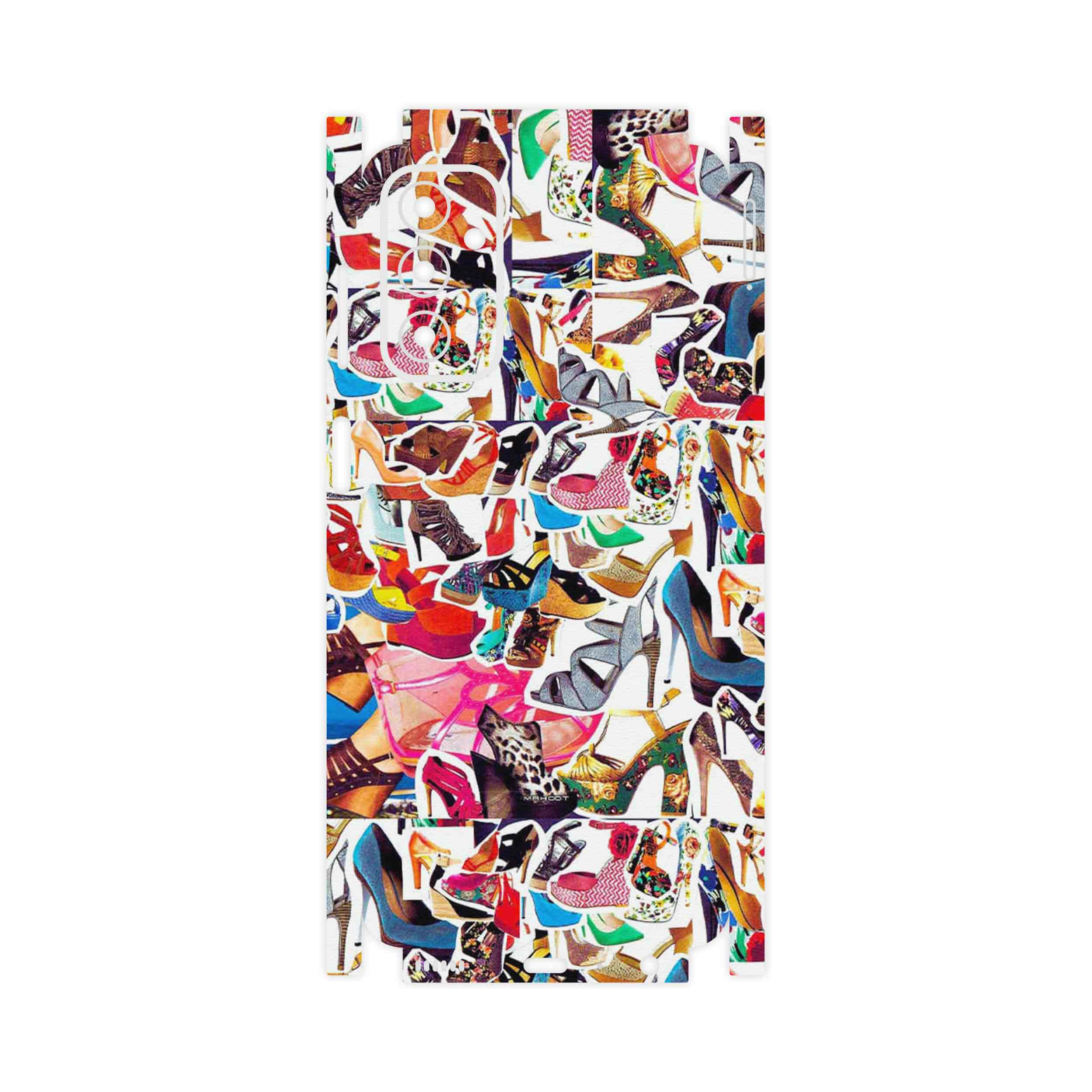 برچسب پوششی ماهوت مدل Collage of High heel Shoes-FullSkin مناسب برای گوشی موبایل سامسونگ Galaxy M23