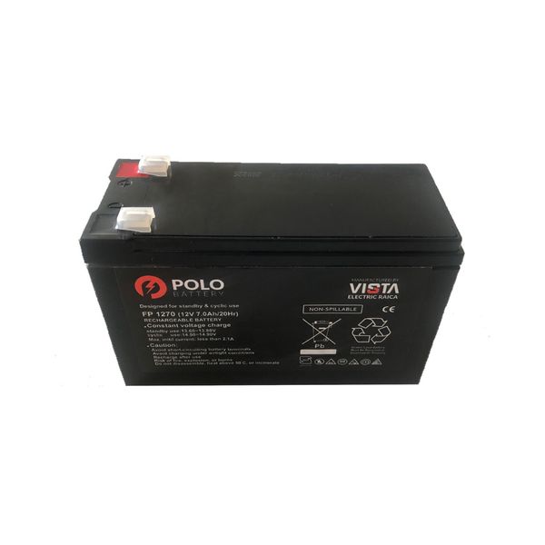 باتری یو پی اس 12 ولت 7 آمپر ویستاالکتریک مدل POLO