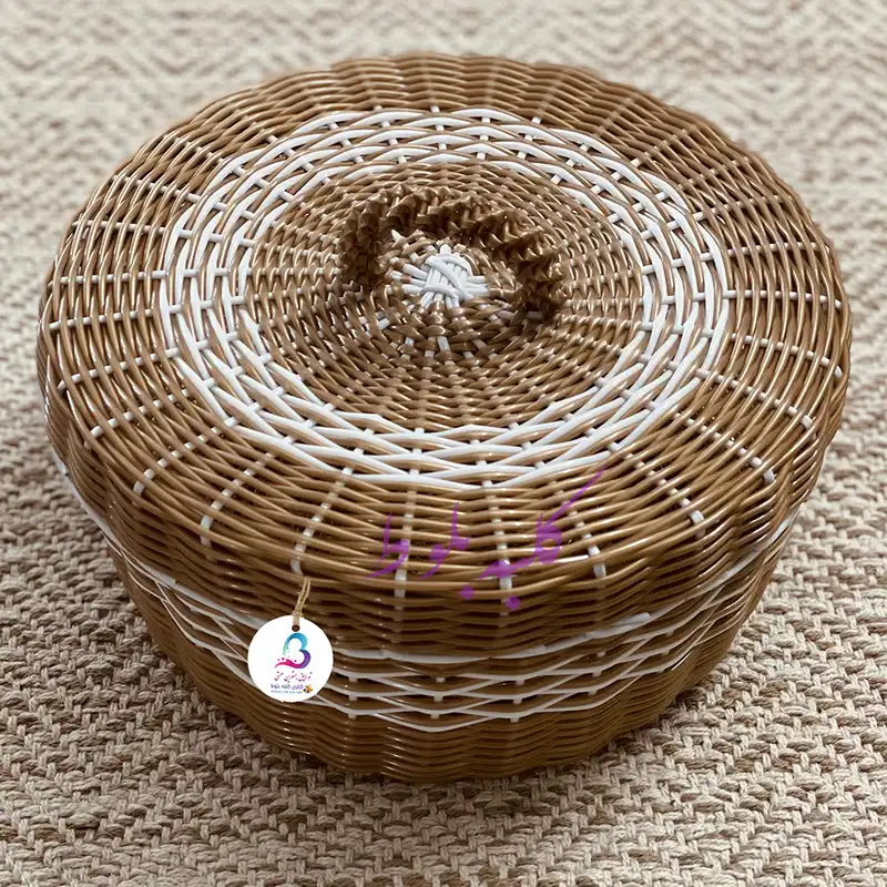 سبد حصیر بافی کلبه بلوط مدل مینو