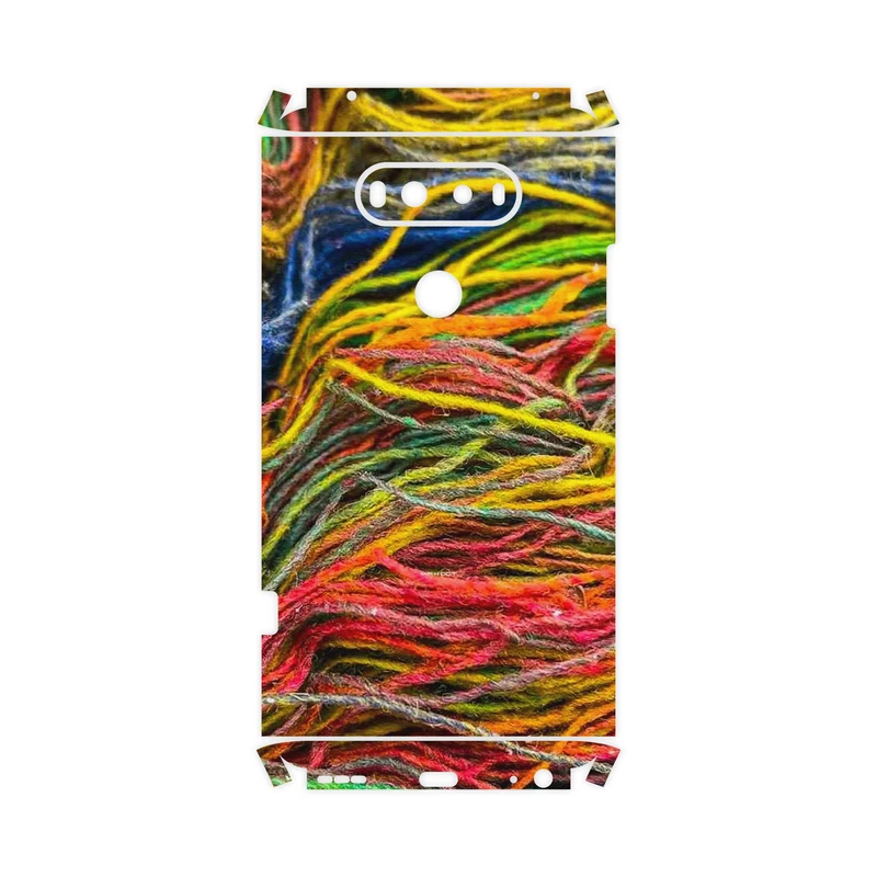 برچسب پوششی ماهوت مدل Fabric Texture 9-FullSkin مناسب برای گوشی موبایل ال جی V20