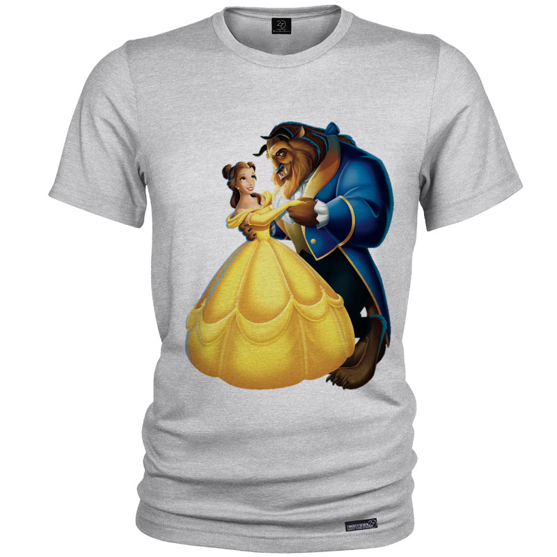 تی شرت آستین کوتاه مردانه 27 مدل Beauty and the Beast کد MH1413
