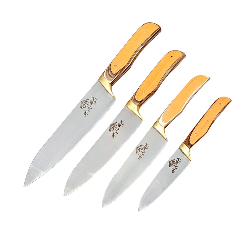 چاقو آشپزخانه مدل مروارید مجموعه 4 عددی 