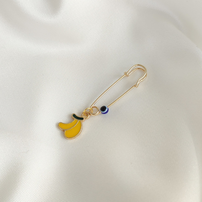 سنجاق سینه دخترانه لیمونار گالری مدل موز