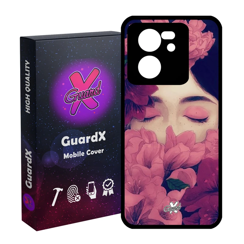 کاور گارد ایکس طرح Girl مدل Glass10027 مناسب برای گوشی موبایل شیائومی 13T/13T Pro/Redmi K60 Ultra