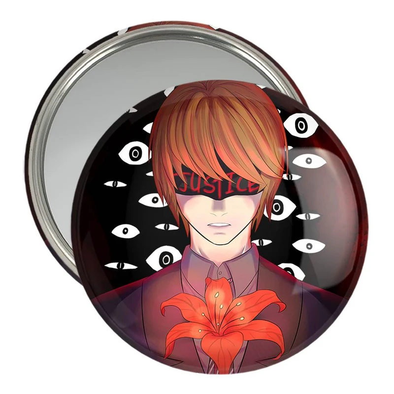 آینه جیبی خندالو مدل لایت یاگامی انیمه دفترچه مرگ Death Note  کد 11328