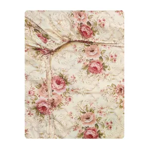 ملحفه آدنو مدل گلزار کد CH49 دونفره سایز 160x200 سانتی متر