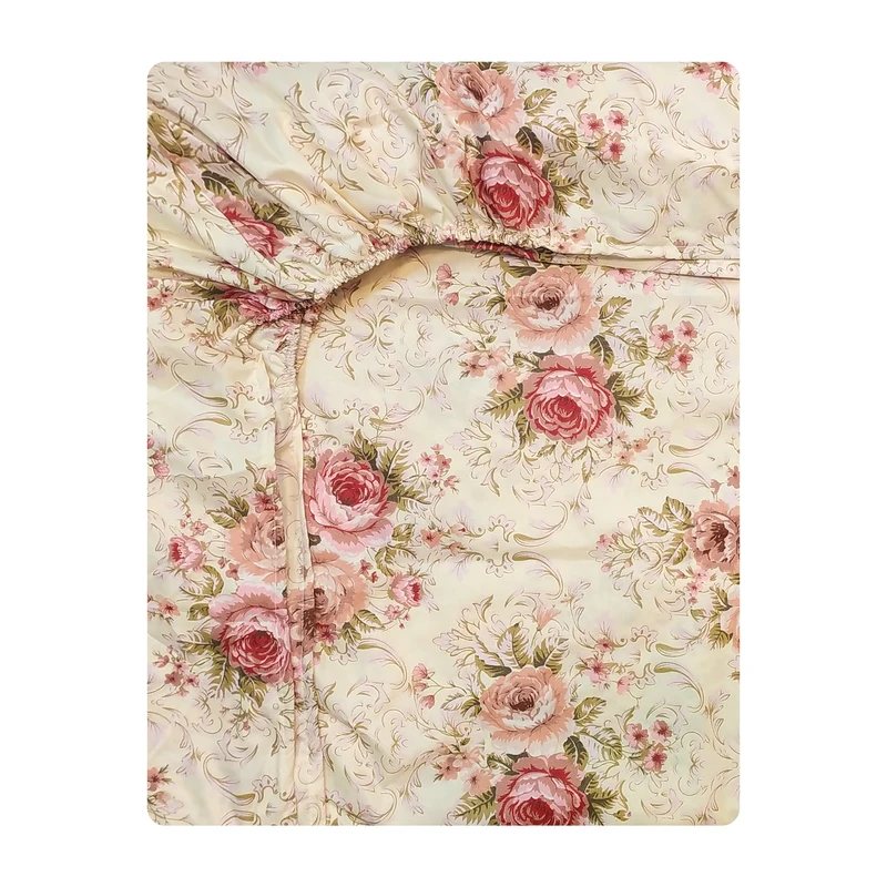 ملحفه آدنو مدل گلزار کد CH49 دونفره سایز 160x200 سانتی متر