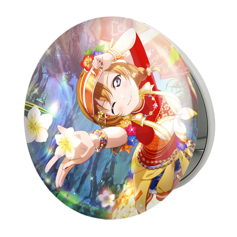 آینه جیبی خندالو طرح رین هوشیزورا انیمه لاو لایو Love Live مدل تاشو کد 18273 