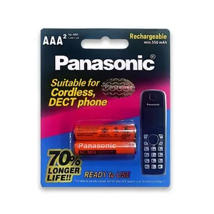 Panasonic Cordless Phone Rechargeable Battery AAA Model