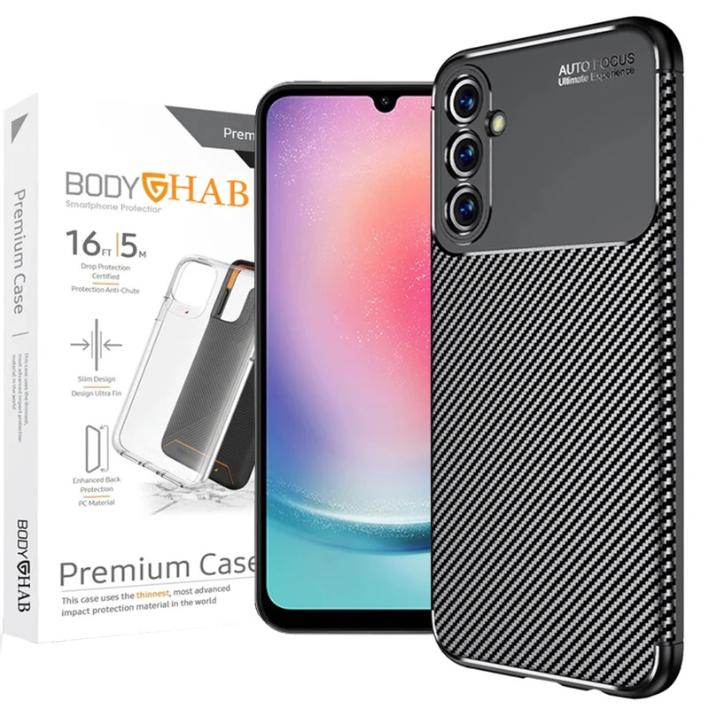 کاور بادی قاب مدل 2 Carbon Fiber مناسب برای گوشی موبایل سامسونگ  Galaxy S23 FE