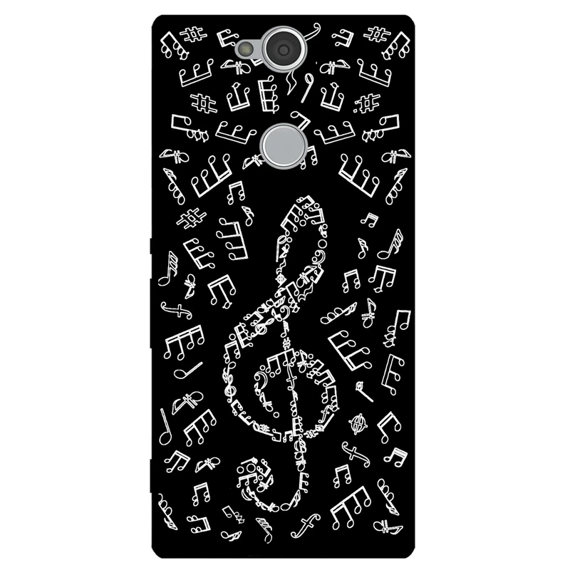 کاور مگافون طرح نوت موسیقی مدل 1370 مناسب برای گوشی موبایل سونی Xperia XA2 Plus 
