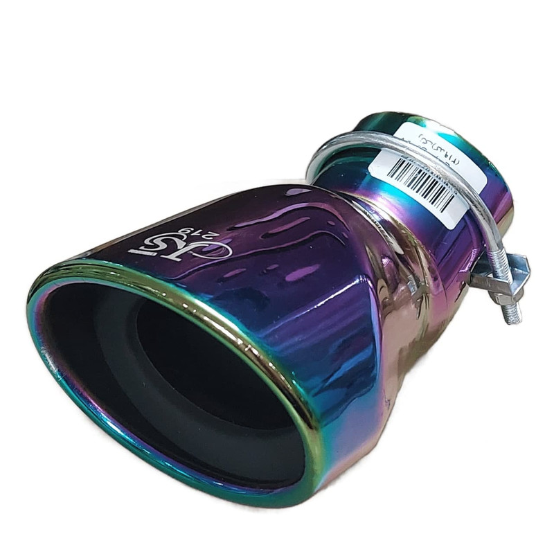 سر اگزوز مدل J.S کد 218 دم کج هفت رنگ