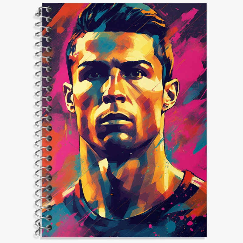 دفتر لغت 50 برگ خندالو طرح کریستیانو رونالدو کد N4495