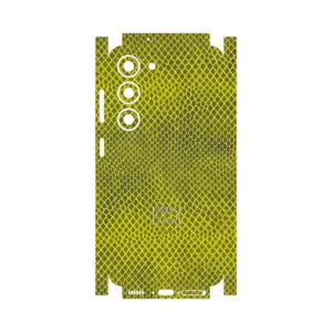 MAHOOT Yellow Snake Skin-FullSkin Cover Sticker for Samsung Galaxy S23