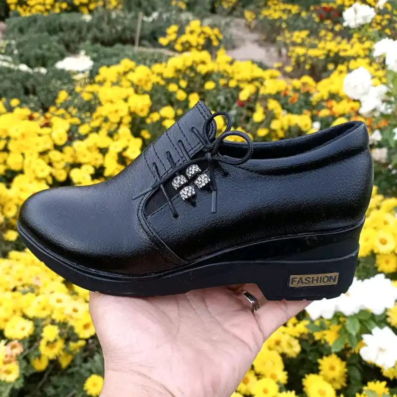 کفش زنانه مدل مروارید طبی کد p.a.t رنگ مشکی