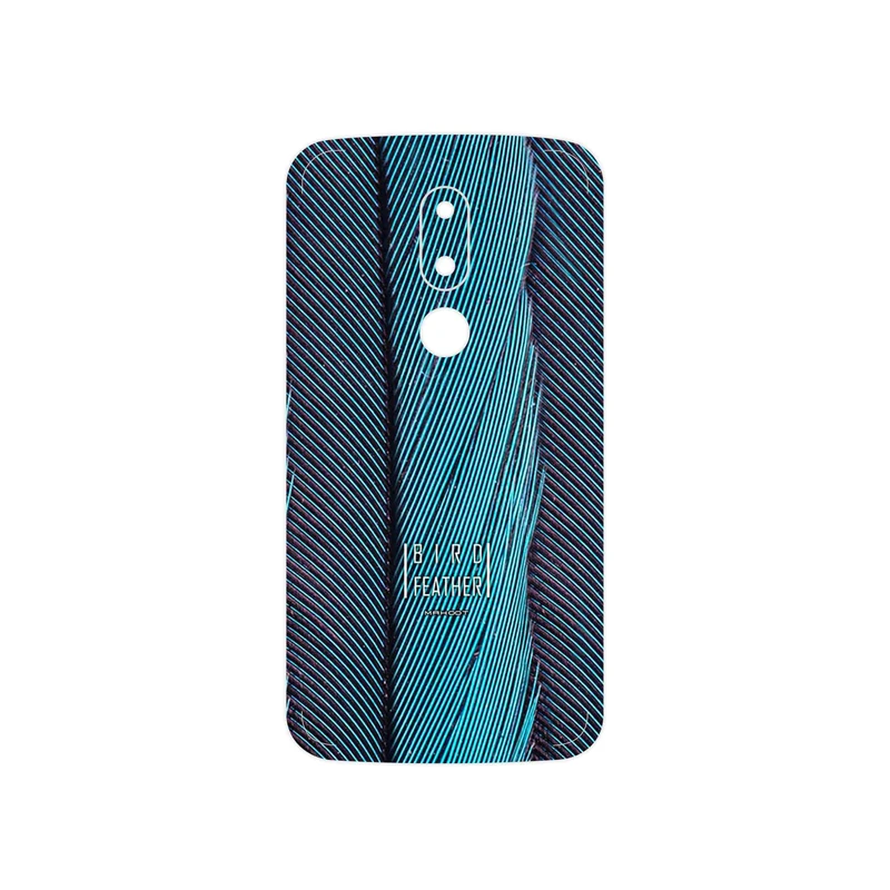 برچسب پوششی ماهوت مدل Turquoise feathers مناسب برای گوشی موبایل موتورولا Moto M