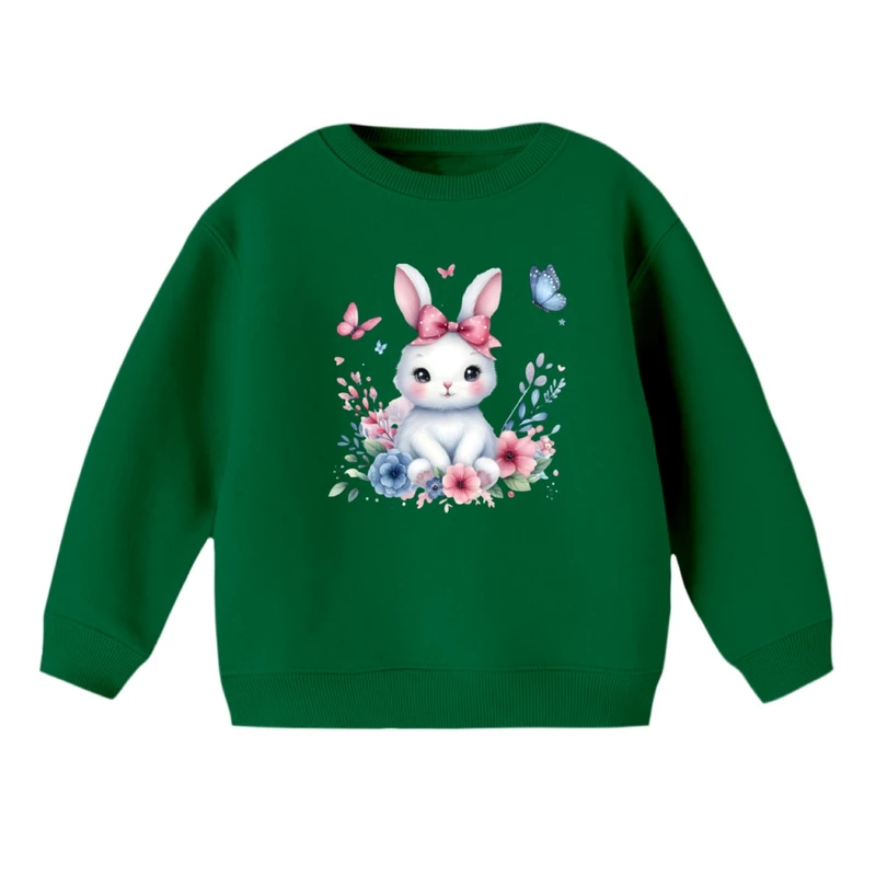 سویشرت بچگانه مدل خرگوش و پروانه 