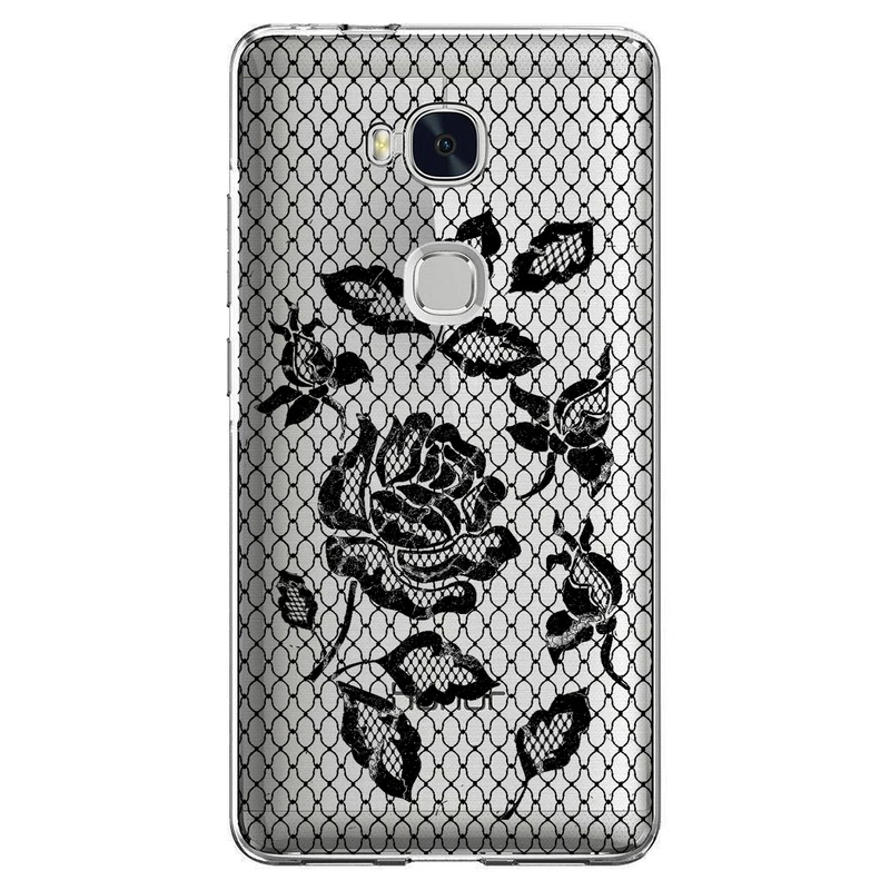 کاور مگافون طرح گل مدل C43-B مناسب برای گوشی موبایل آنر 5x 