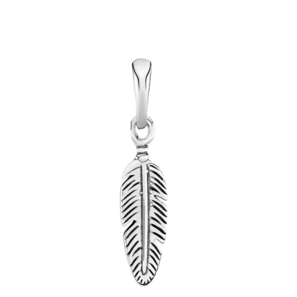 آویز گردنبند نقره زنانه پاندورا مدل Feather 6551