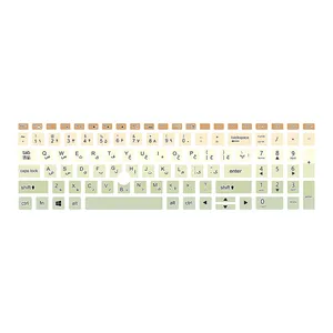 برچسب حروف فارسی کیبورد توییجین و موییجین مدل colors 20 مناسب برای لپ تاپ اچ پی Zbook 15 G5-G6