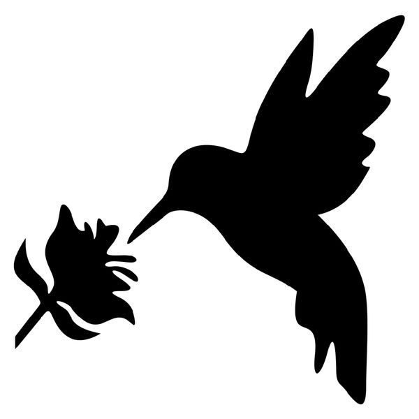 استیکر مستر راد طرح گل و کبوتر کد 099 مجموعه دو عددی