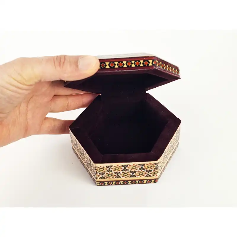 جا سکه ای خاتم کاری مدل چوگان