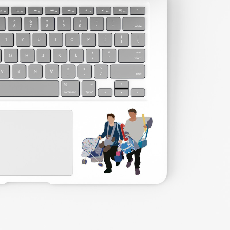 استیکر لپ تاپ و موبایل بووم طرح سریال Friends مدل Joey3 کد ET67