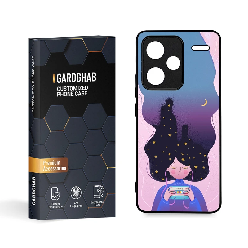 کاور گارد قاب مدل دخترانه مناسب برای گوشی موبایل شیائومی Redmi Note 13 Pro Plus 5G 