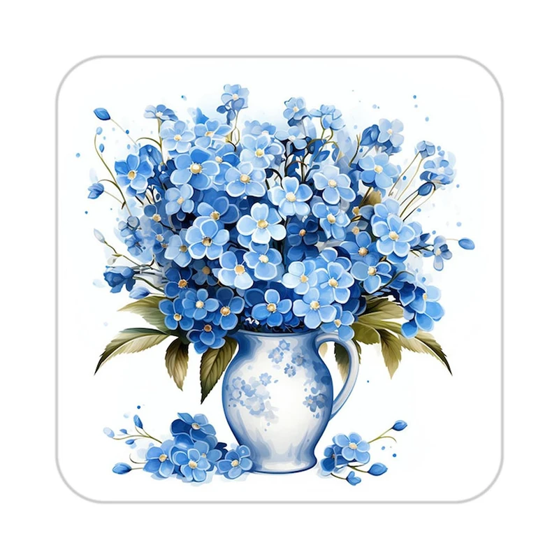 زیر لیوانی کاکتی طرح گل مدل mp17191