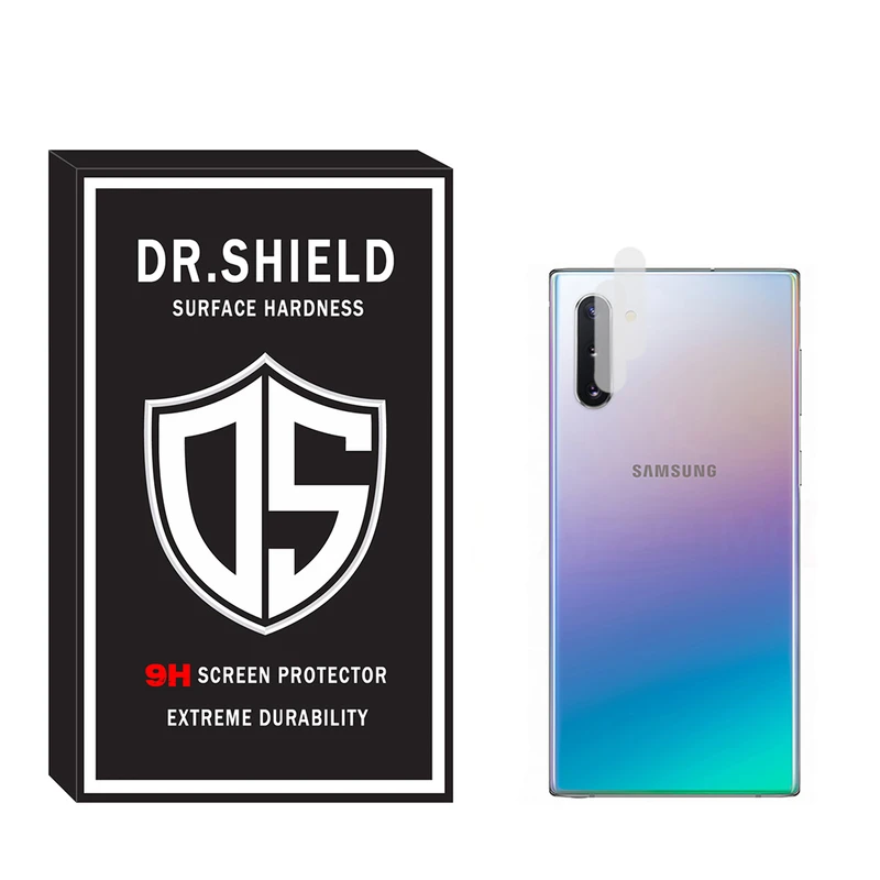 محافظ لنز دوربین دکتر شیلد مدل LNZDR مناسب برای گوشی موبایل سامسونگ Galaxy note 10 بسته دو عددی