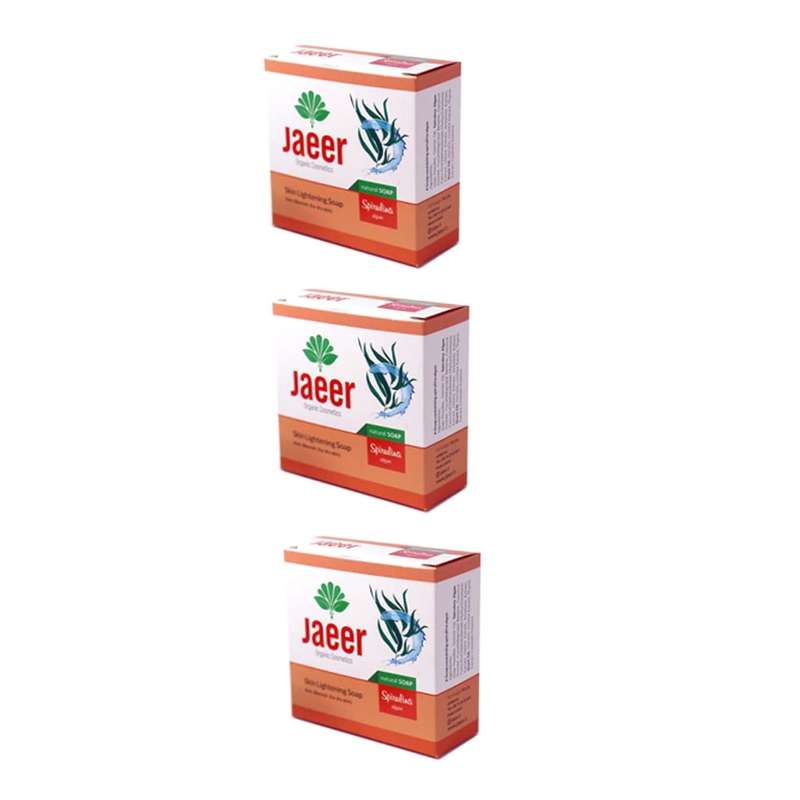 صابون ضدلک و روشن کننده ژائیر مدل جلبک اسپیرولینا وزن 90 گرم بسته 3عددی صابون ضدلک و روشن کننده ژائیر مدل جلبک اسپیرولینا وزن 90 گرم بسته 3عددی