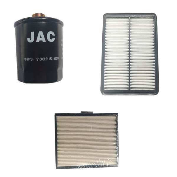فیلتر روغن خودرو جک مدل 50019 مناسب برای خودروی جک j5 به همراه فیلتر هوا و کابین