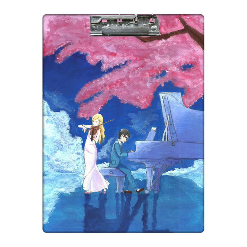 تخته شاسی طرح انیمه دروغ تو در آپریل کائوری و کوسی کد 6502899  سایز A4