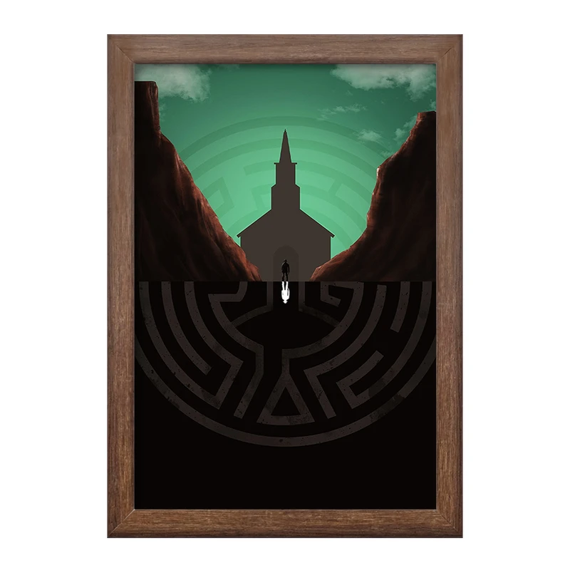 تابلو خندالو طرح سریال وست ورلد West World  کد 10199