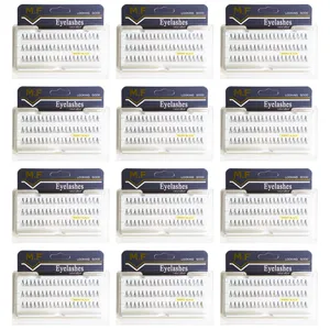 مژه مصنوعی ام.اف مدل SH-001 مجموعه 12 عددی