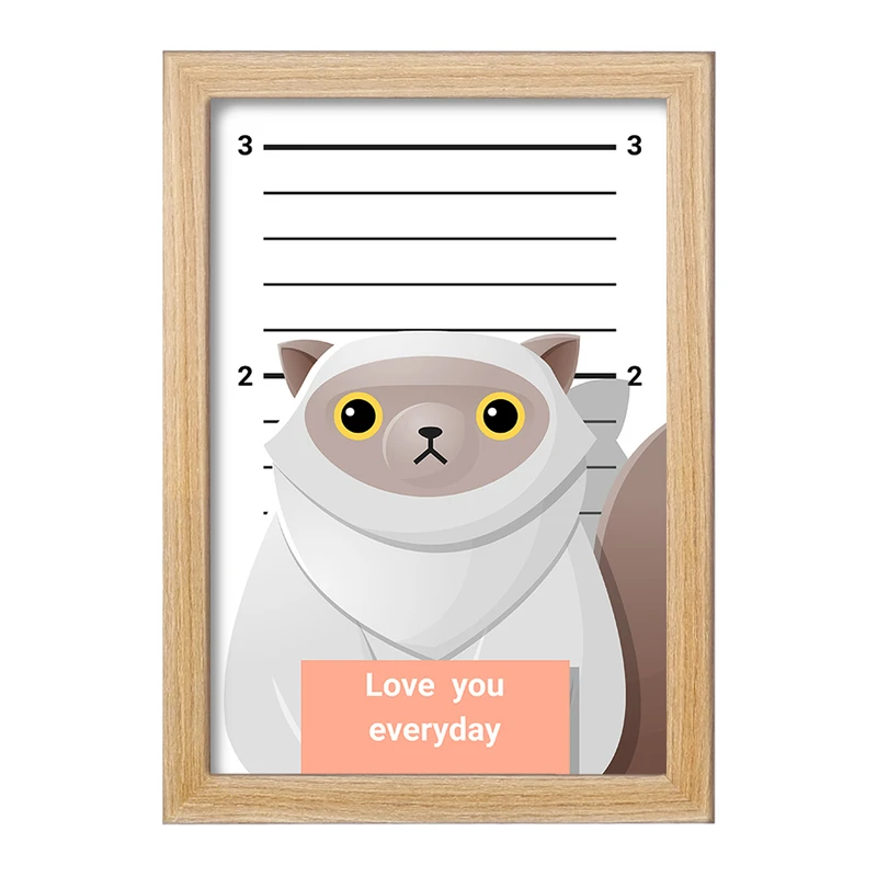 تابلو خندالو مدل گربه (Cat) کد F2288