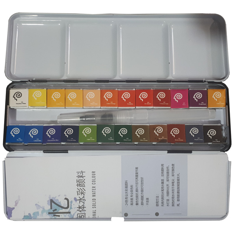 آبرنگ 24 رنگ مموری مدل Artist کد 6024