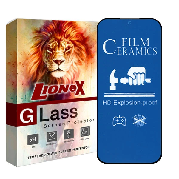 محافظ صفحه نمایش سرامیکی مات لایونکس مدل CRMBLUEL مناسب برای گوشی موبایل سامسونگ Galaxy A54