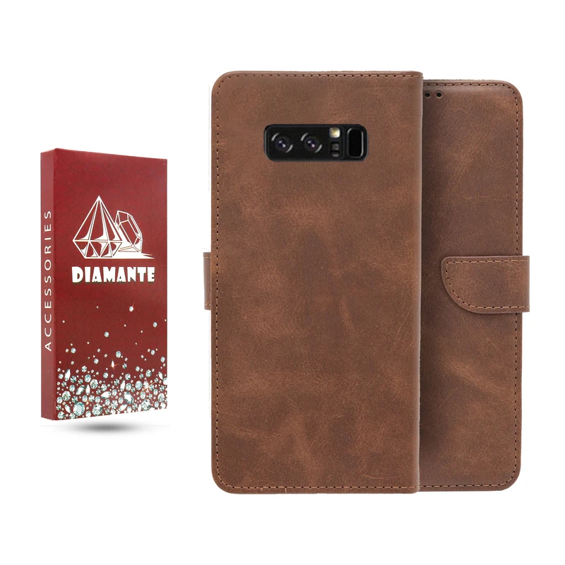 کیف کلاسوری دیامانته مدل چرم مناسب برای گوشی موبایل سامسونگ Galaxy Note 8