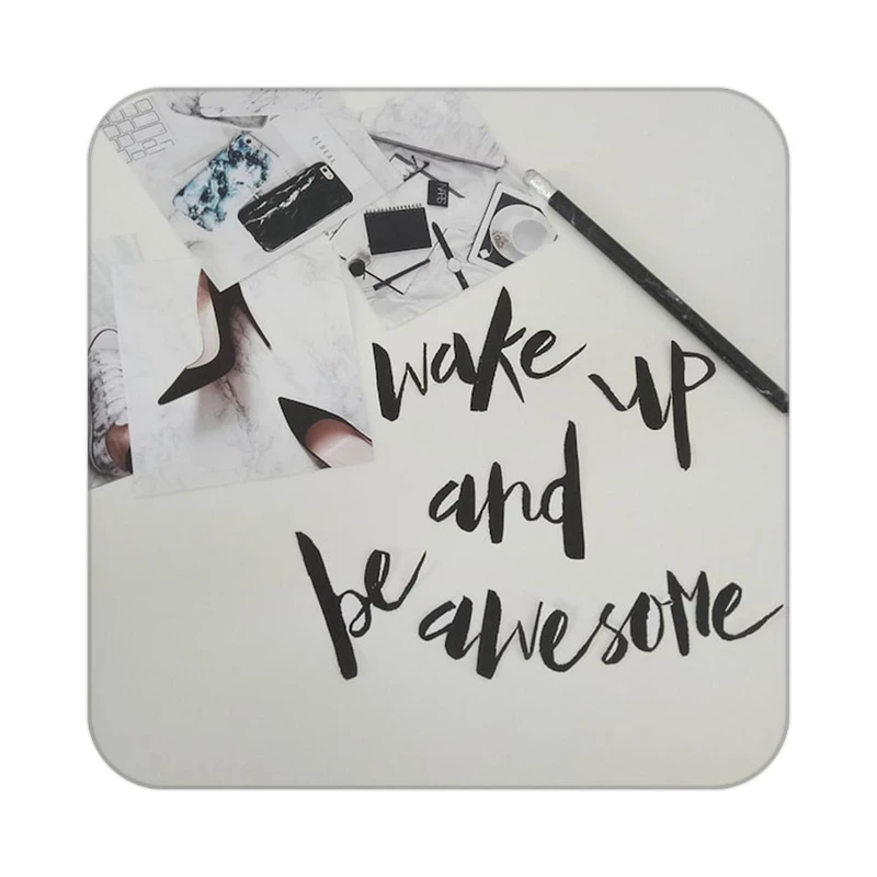 زیر لیوانی کاکتی طرح جملات انگیزشی و مثبت مدل mp24577