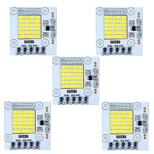 چیپ پروژکتور 50 وات مدل xray  بسته 5 عددی
