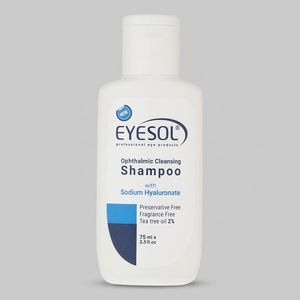 شامپو شست‌وشوی پلک و مژه آیسول مدل ophthalmic حجم 75 میلی‌لیتر
