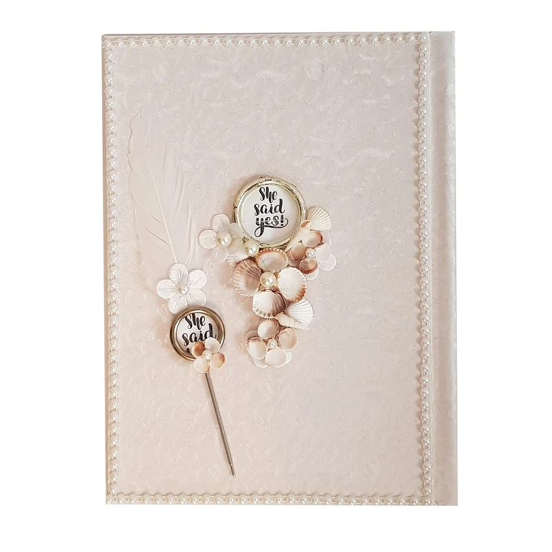 دفتر بله برون مدل ساحل به همراه خودکار