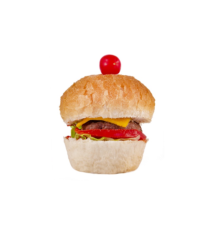 مینی همبرگر مزبار بسته 8 عددی 