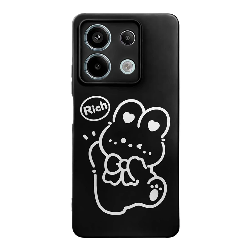 کاور قاب گارد طرح خرگوش کد f9228 مناسب برای گوشی موبایل شیائومی Redmi Note 13 Pro 5G